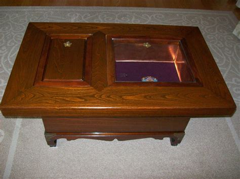 Vintage Japanese Hibachi Style Rosewood Copper Coffee Table Pick Up