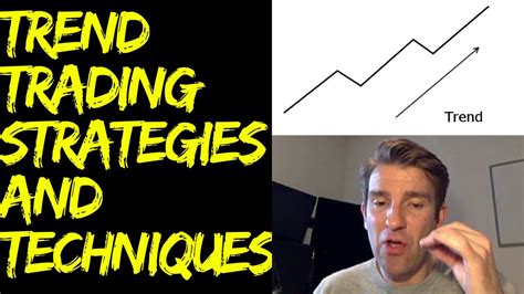 Trend Trading Strategies And Techniques Youtube