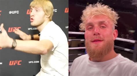 Watch Ufc Star Paddy ‘the Baddy Wages Threat Against Jake Paul If He