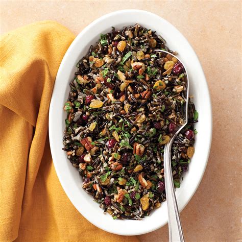 Wild Rice Pilaf With Cranberries And Pecans