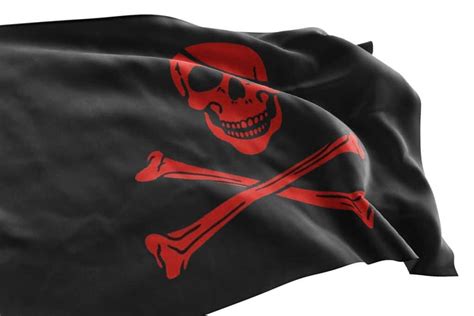 Red Skeleton Pirate Flag Jolly Roger Sons Of Pirate