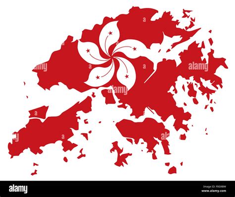 Hk China Flag Map Background Cut Out Stock Images And Pictures Alamy
