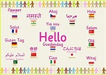 Early Learning Resources Multilingual 'Hello' Poster