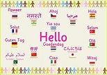 Early Learning Resources Multilingual 'Hello' Poster