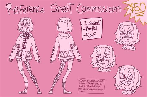 Open Customsreference Sheet Commissions Commission Amino