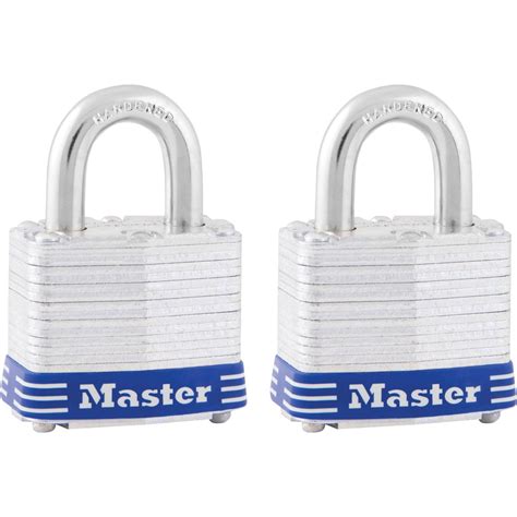 Candado Master Lock 2 Paquete Keyed Alike 028 Shackle Diameter