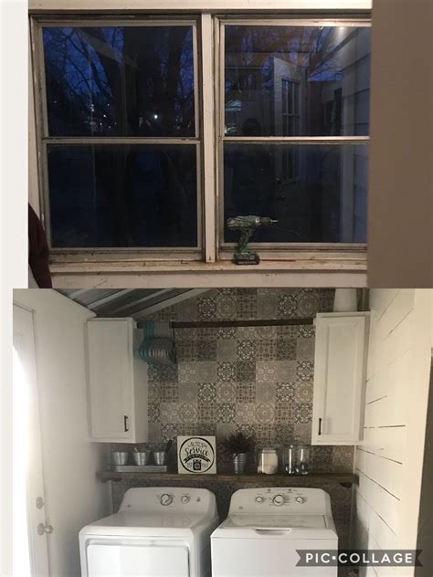 From Just A Back Porch To A Cozy Little Laundry Room Our