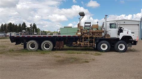 Used 1980 Mack Dm600 Twin Steer Heavy Duty Oilfield Pump Kill Truck