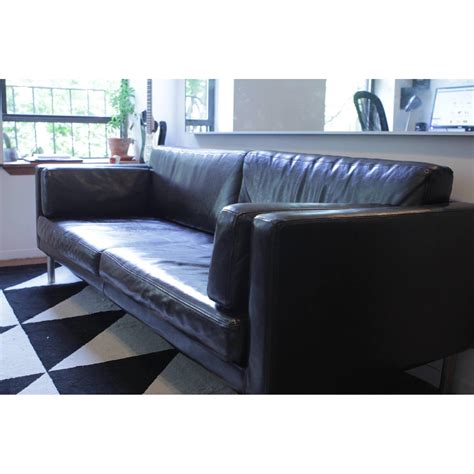 Ikea Faux Leather Sofa Aptdeco