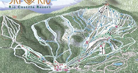 Ski Resort New Mexico Map Map
