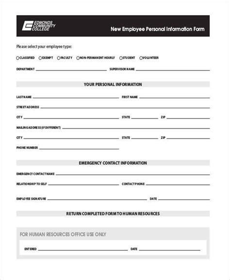 Information Form