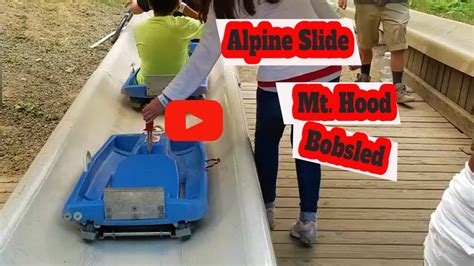 Alpine Slide Mt Hood Youtube