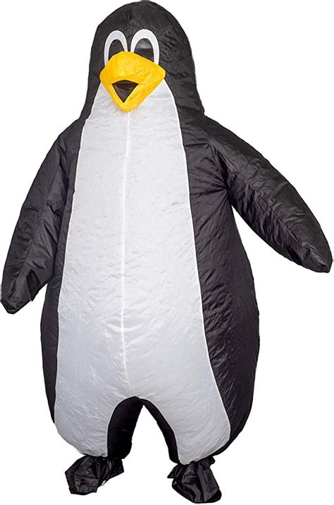 Amazon Com Penguin Chub Suit Inflatable Costume Teen Size Black