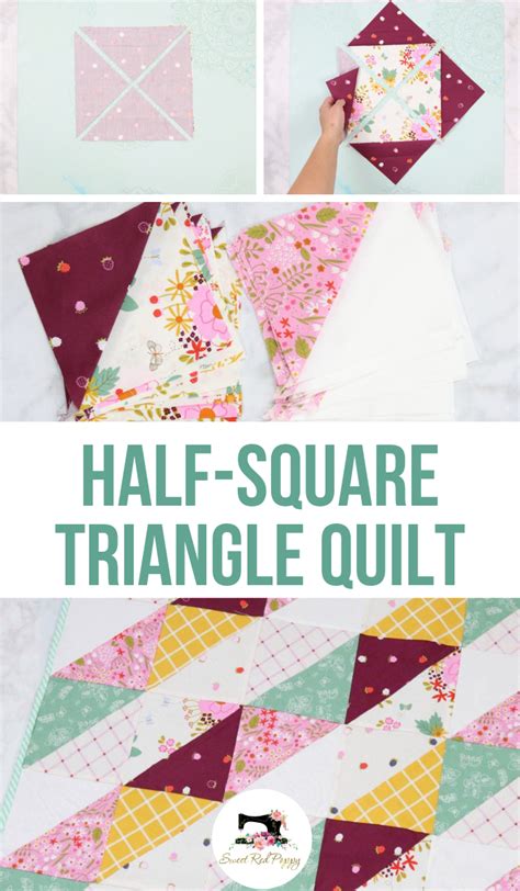 Easy Half Square Triangles Baby Quilt Sewing Tutorial Quilts