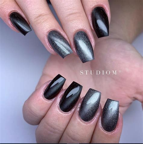 30 Incredible Acrylic Black Nail Art Designs Ideas For Long Nails Page 13 Of 30 Fashionsum