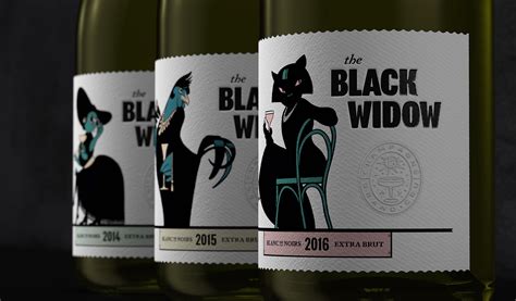 The Black Widow Dares You To Drink Up Dieline Design Branding