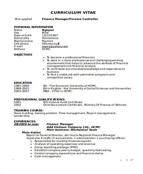 Accounting & finance fresher's resume templates. Fresher Resume Format For Bank Job In Word File - BEST ...
