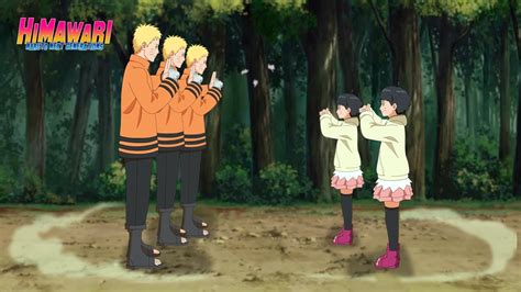 Naruto Ensina Himawari A Usar O Jutsu Clone Das Sombras Episódio 01