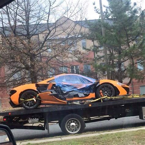 Another One Bites The Dust Mclaren P1 Crashed In Dc Carscoops