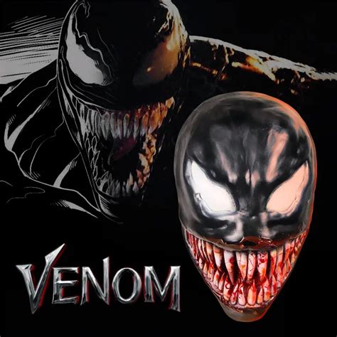 New Type Spider Man The Venom Mask Cosplay Spiderman Edward Brock Dark