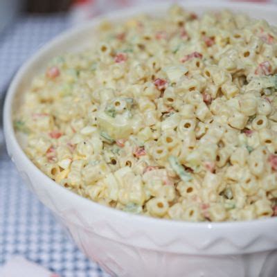 Amish macaroni salad is a potluck classic! Macaroni Salad (Miracle Whip Based) Recipe #macaronisalad ...