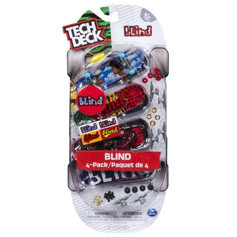 Tech Deck 96mm Fingerboards 4 Pack Blind