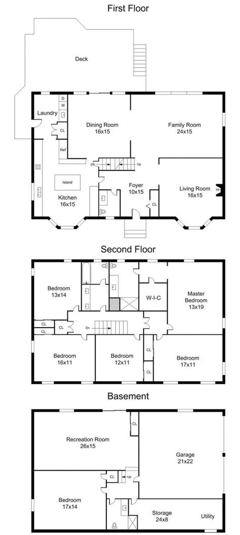 Brick Colonial House Plans