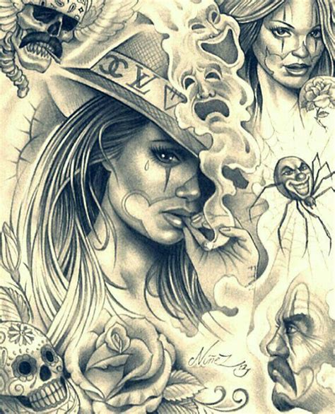 Pin By My Info On Tears Of A Clown Chicano Drawings Chicano Art