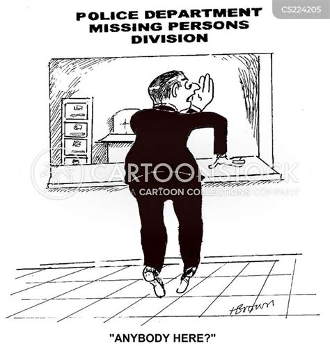 Missing Person Cartoon