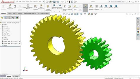 Solidworks Tutorial Design Of Spur Gear With Solidworks Toolbox Youtube