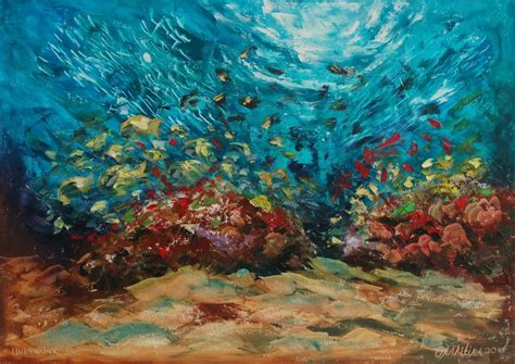 You can browse coral reef painting samples from real customers and artists. UNDERWATER PAINTING Abstract coral reef (was made underwater) Painting by Olga Nikitina ...