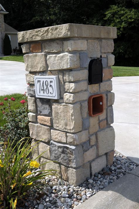 Brick and stone mailbox designs ideas. Pin on Mailboxes
