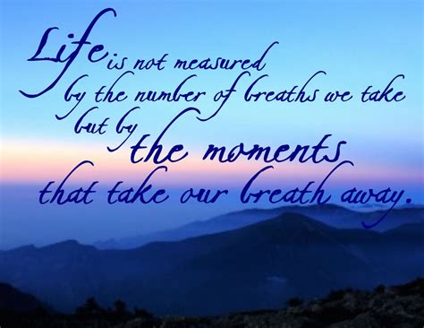Life is just not measured. "The Moments That Take Our Breath Away" Word-Art Freebie