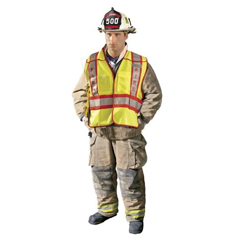 Occunomix Public Safety Fire Hi Viz Vest Luxpsf