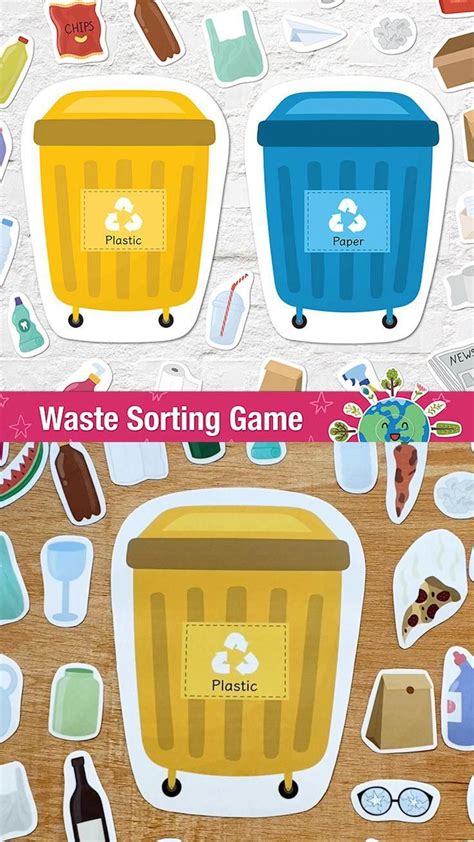 Waste Sorting Busy Book Printable Game For Toddlers Trash Etsy Video