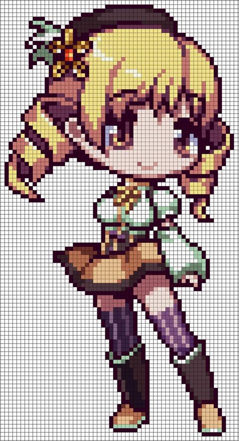 Anime Pixel Art 64x64