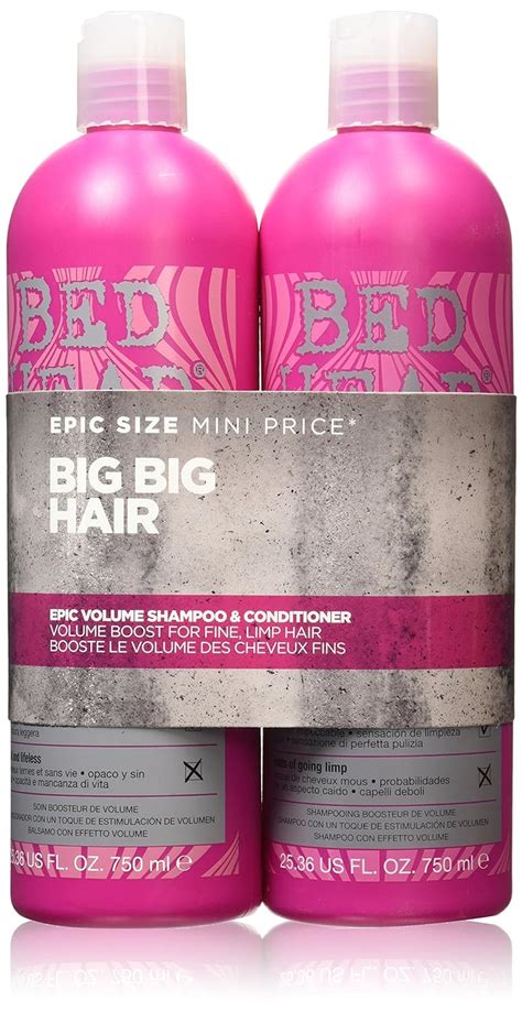 Tigi Bed Head Styleshots Epic Volume Shampoo And Conditioner Due Set