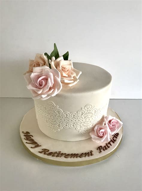 Bc icing on vanilla cake. Retirement cake | Retirement cakes, Cake, Cake designs