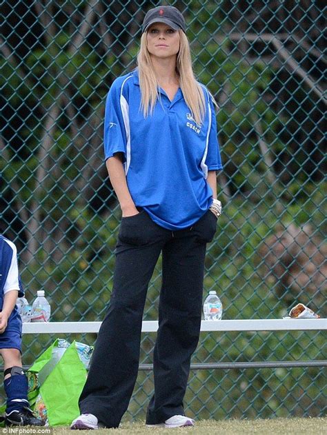 sister act elin nordegren is joined by her identical twin as they cheer on her daughter on at