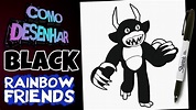 COMO DESENHAR o BLACK do ROBLOX RAINBOW FRIENDS | how to draw black ...
