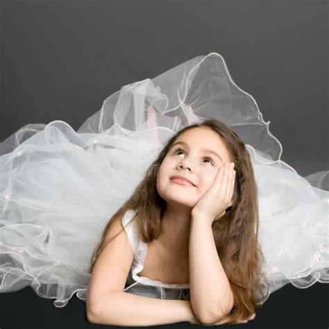Beautiful Dreaming Girl Stock Image Image Of Cute Doll 13395401