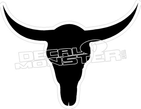 Longhorn Cowboy Decal