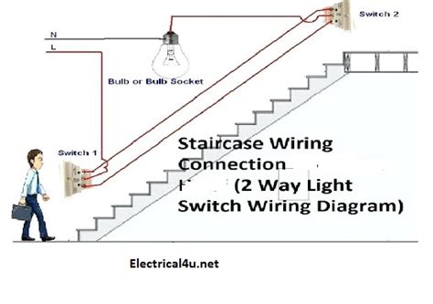 Full tveir way switch raforku d. 2 Way Switch Connection | 3 Type of Two Way Switch Circuit Diagram Explanation | Electrical4u