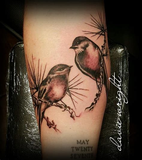 Love Birds The Wright Ink Cramlington Tattoo Studio