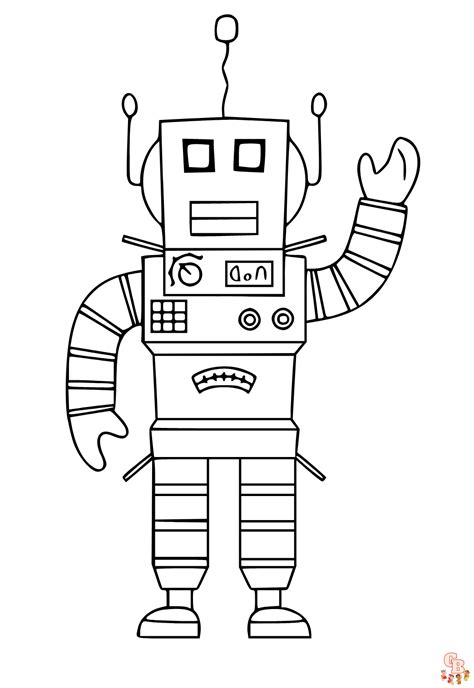 Color Your Way To Fun With Roblox Robot Coloring Pages