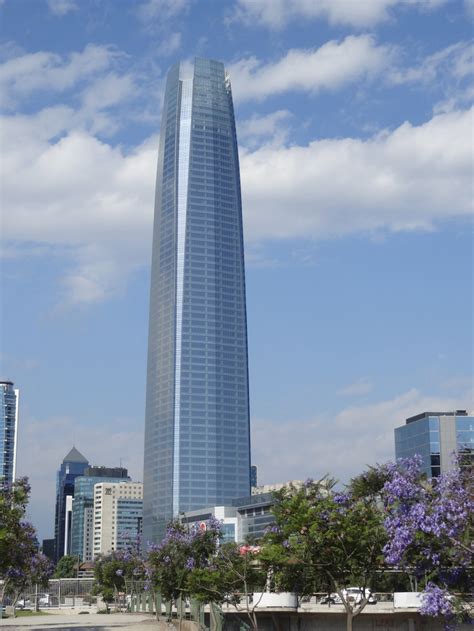 Architectural Glass For Gran Torre Costanera Tower 2 Costanera Center