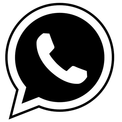 Logo Whatsapp Hitam Putih Png Gambar Status Wa Lucu