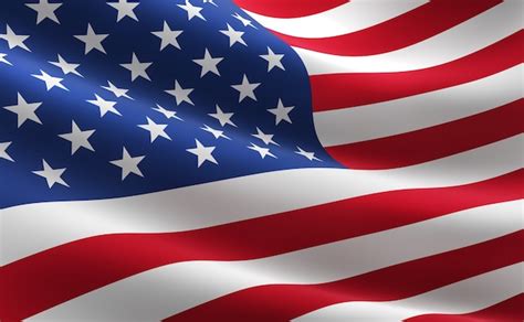 Bandeira Dos Estados Unidos Da América Foto Premium