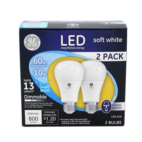 Ge Led 60w Soft White General Purpose Bulbs Hy Vee Aisles Online