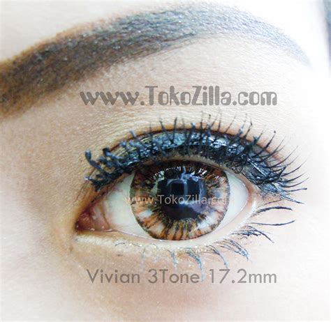 Jual Softlens Warna Coklat Muda / Softlens Brown Natural - FREE ONGKIR